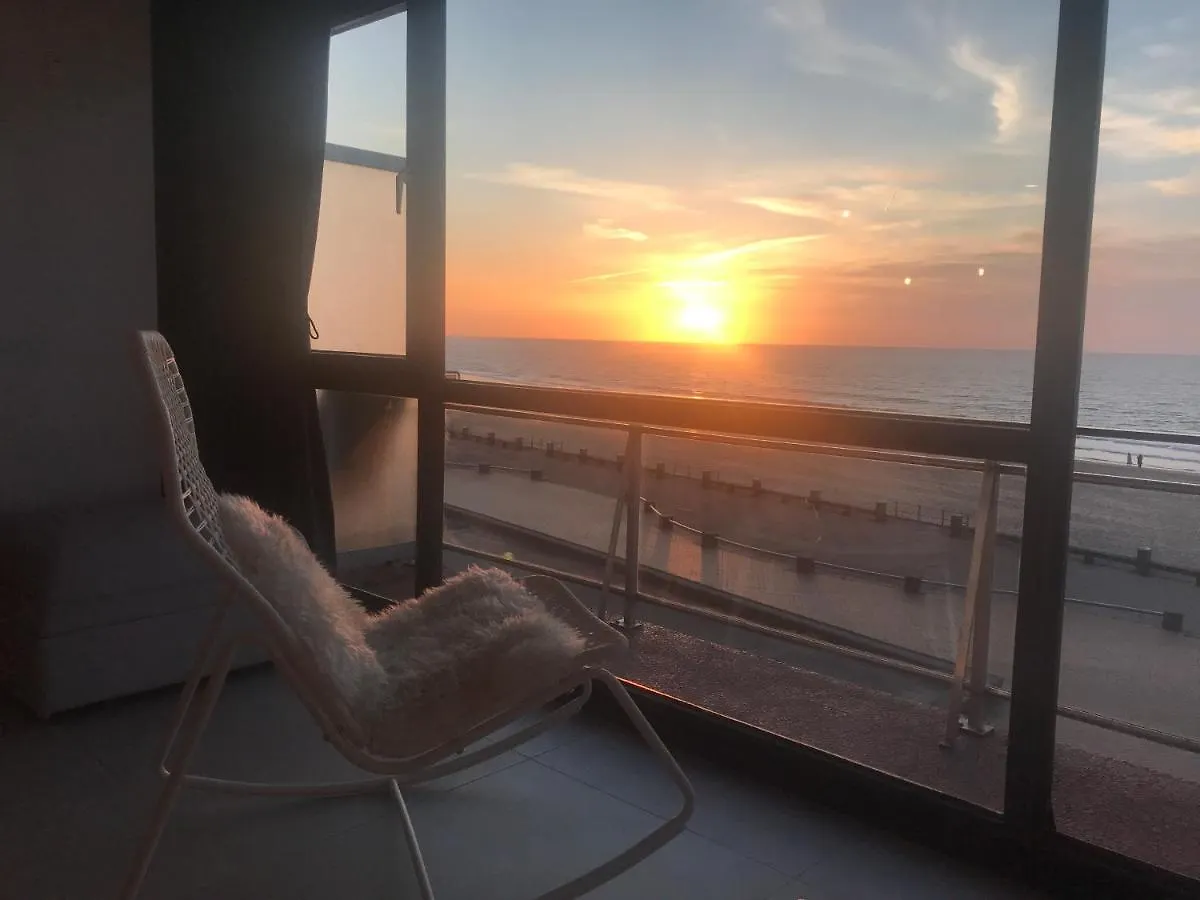 Panoramic Seaview Apartment With Free Private Garage Ostende
